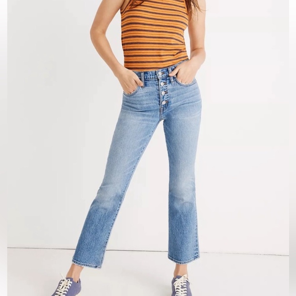 MADEWELL - Cali Demi Boot Button fly Jeans Sz 2 / 26